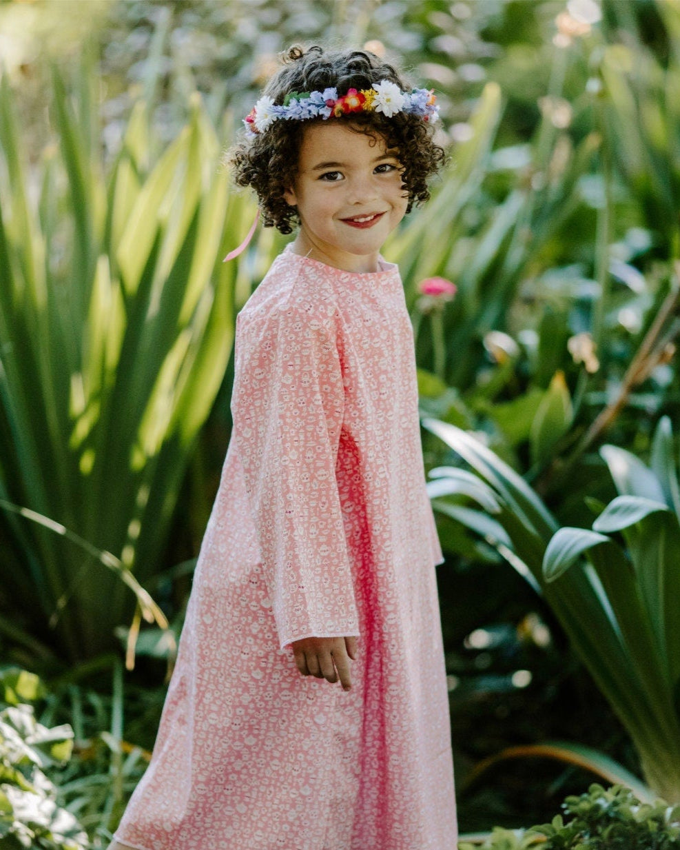 Time for tea pink abaya | cotton abaya | Liberty of London | Islamic kids dress | Jalabiya