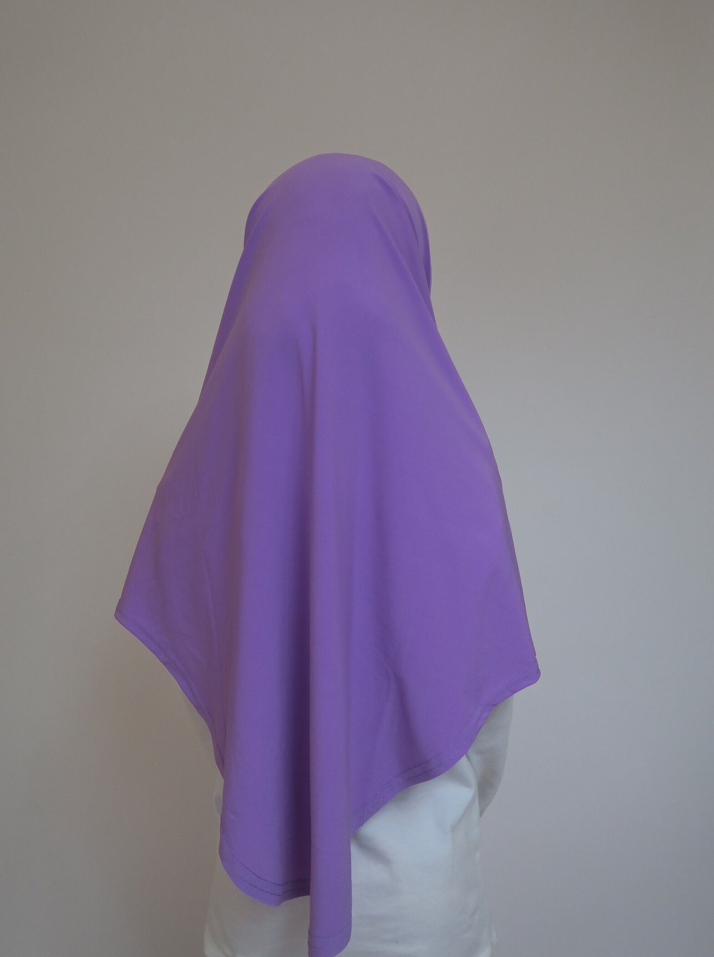 Back of purple hijab