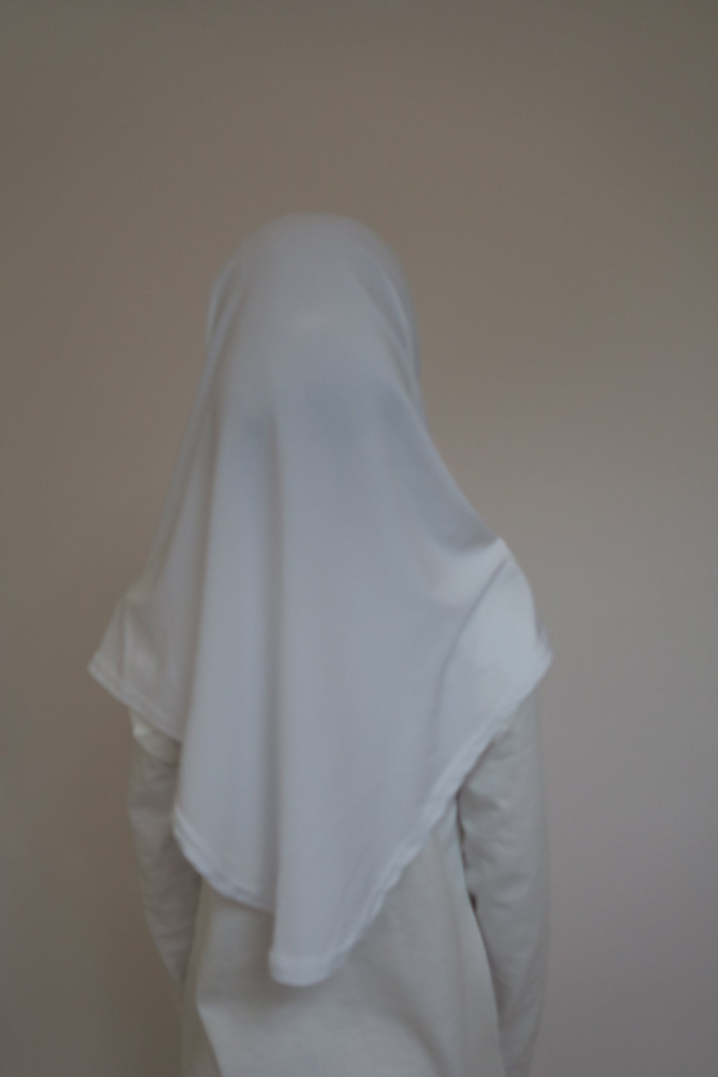 Girls White Instant Hijab I Girls hijabs I Kids hijab I Amira hijab I kids scarves I instant hijab