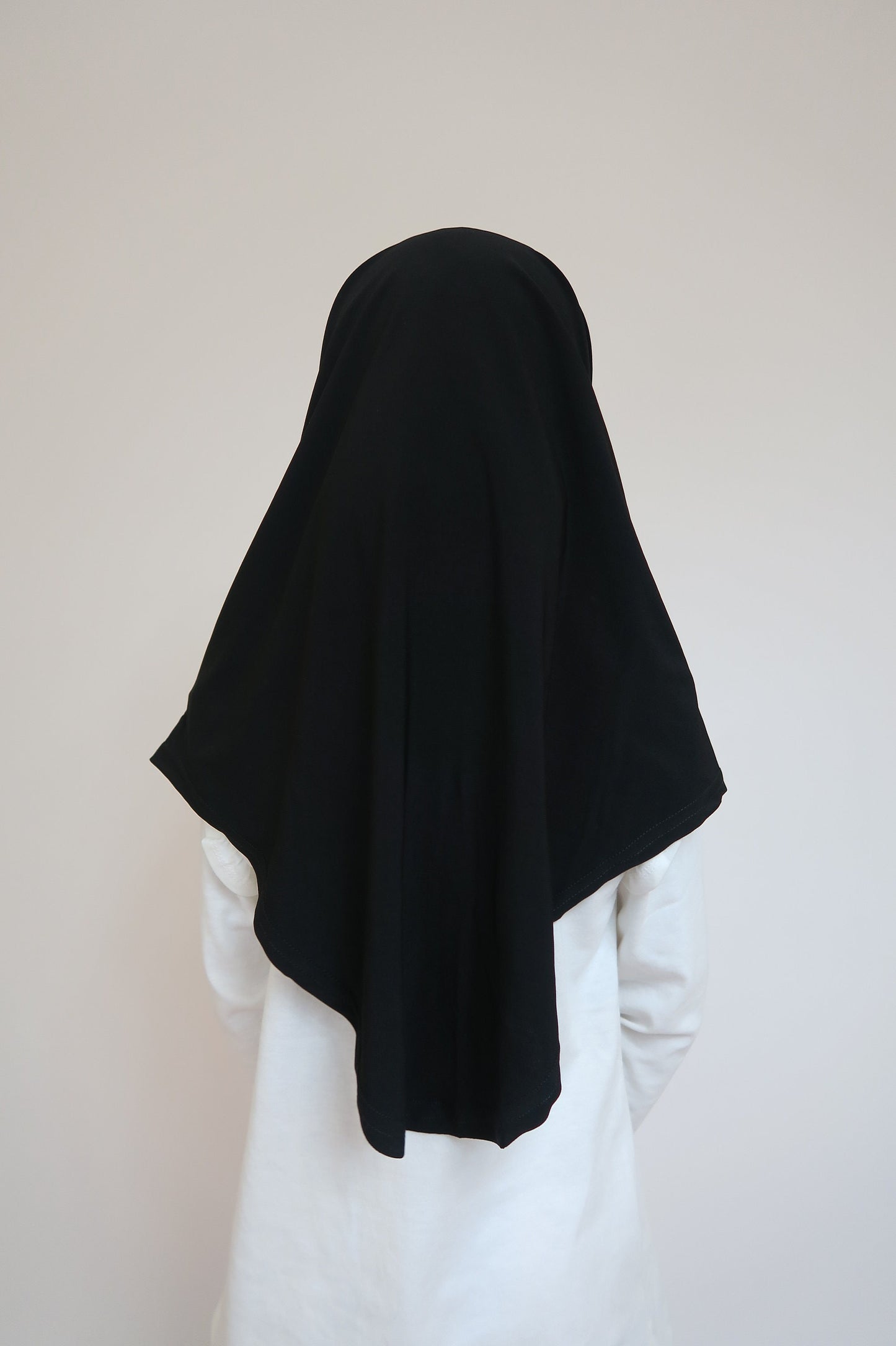 Girls Black 2pc Hijab I Girls hijabs I Kids hijab I Amira hijab I kids scarves I instant hijab