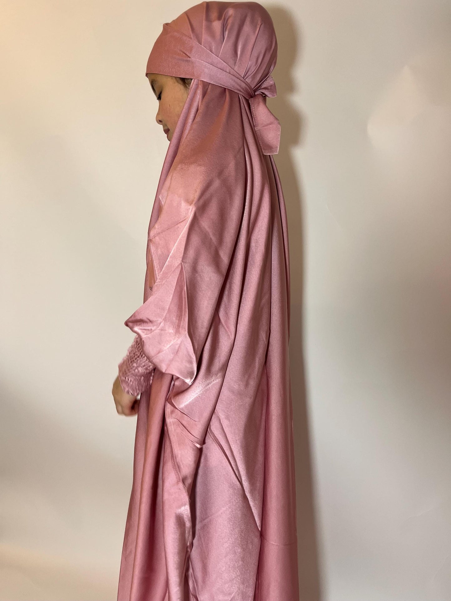 Girls Satin prayer dresses