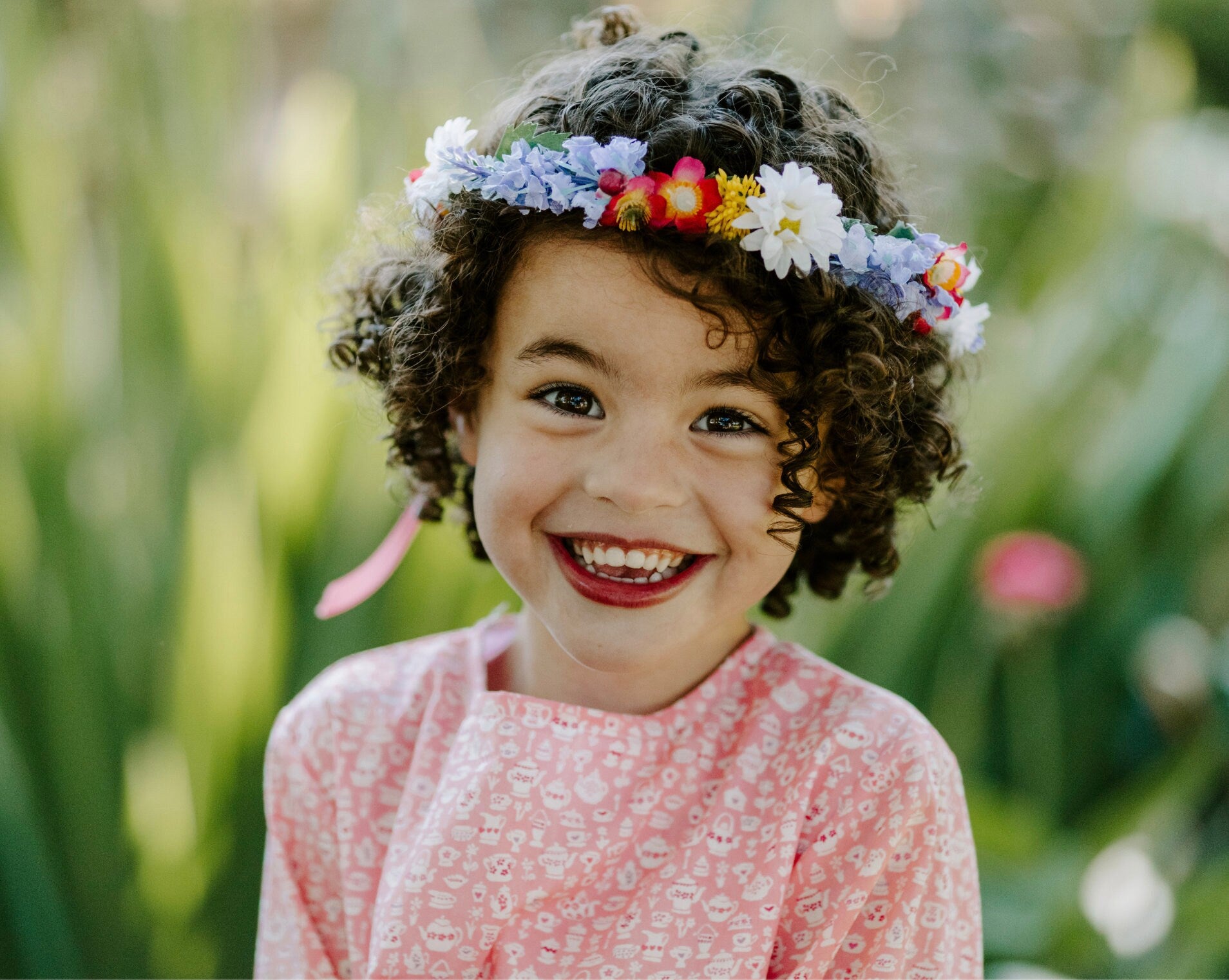 Time for tea pink abaya | cotton abaya | Liberty of London | Islamic kids dress | Jalabiya