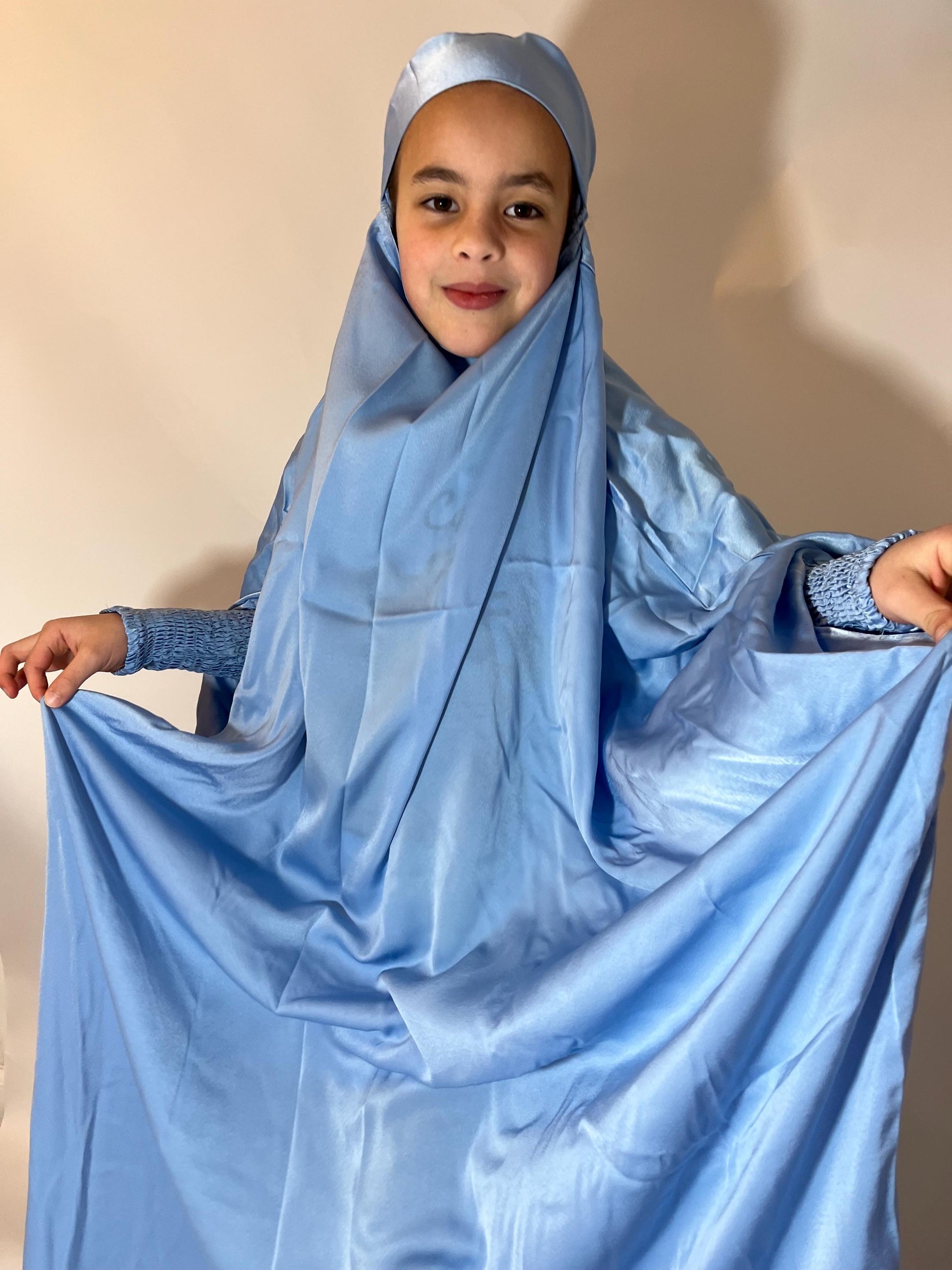 Girls Satin prayer dresses