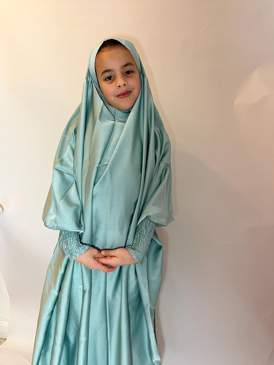Girls Satin prayer dresses